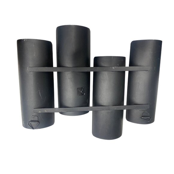 Candle Black Metal 4 Candle Holder - Picture 3 of 5